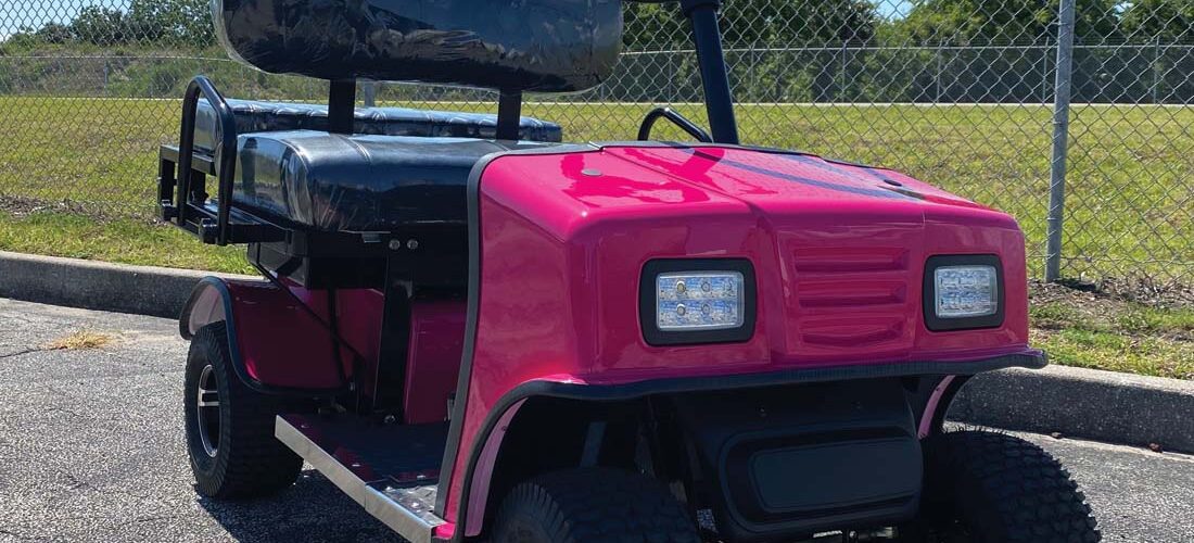 SX3-cricket-collapsible-golf-cart-custom-colors-pink