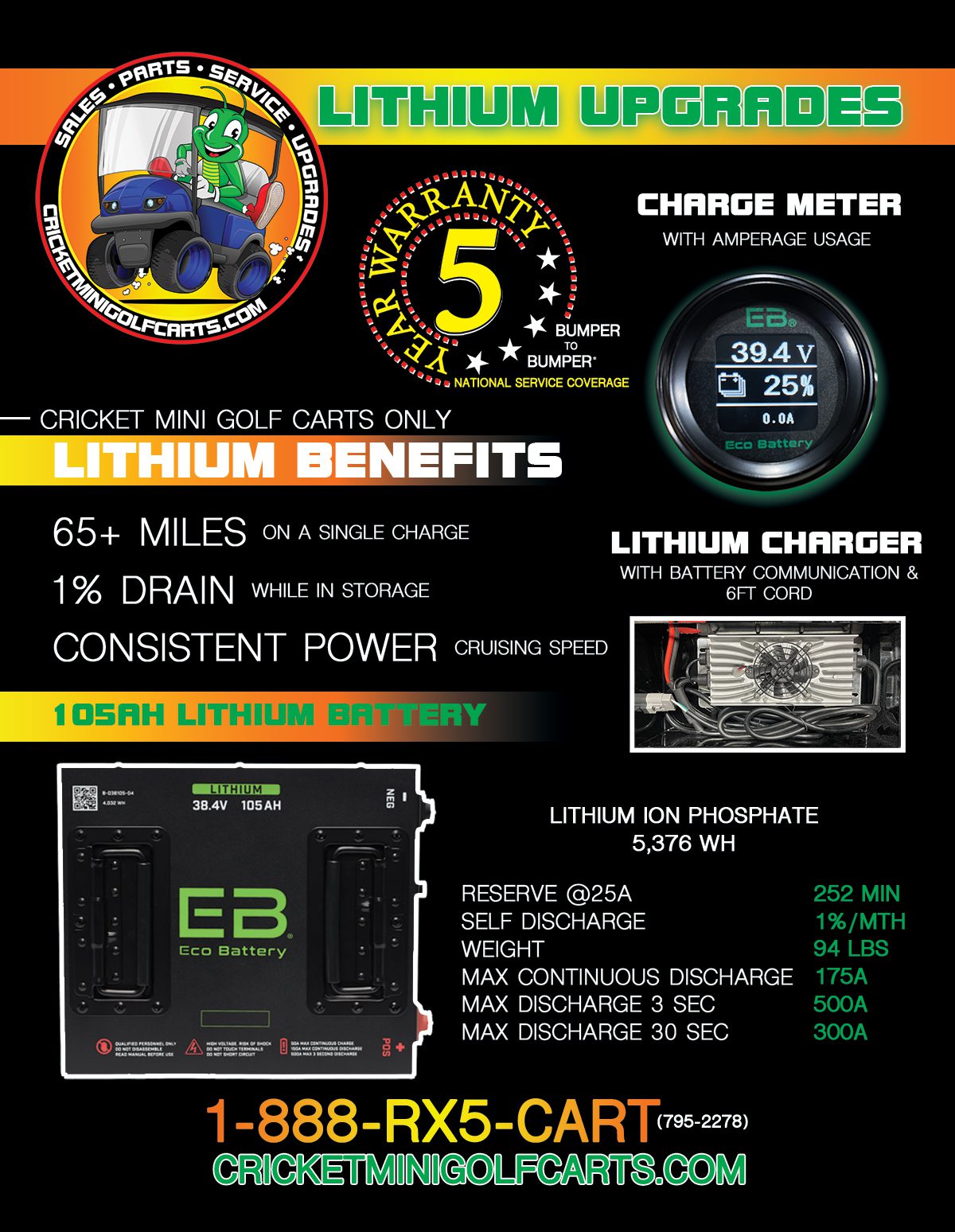 lithium_flyer_email | Cricket Mini Golf Carts lithium_flyer_email